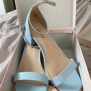 Size 11 JUSTFAB dress sandals, low heel